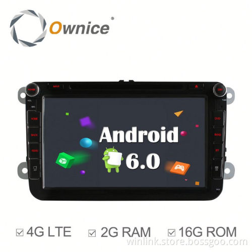 Android 6.0 C500 Quad core car dvd player for VOLKSWAGEN SERIES Built in 4G LTE 2G ROM Support DAB TPMS Mirror